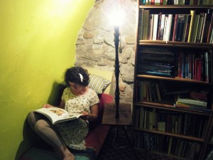 the reading corner:)